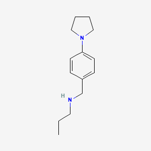 n-(4-(Pyrrolidin-1-yl)benzyl)propan-1-amine