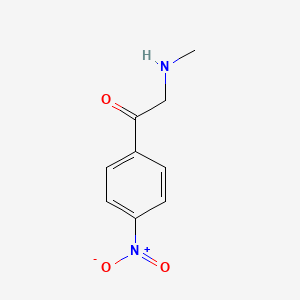 molecular formula C9H10N2O3 B13525485 2-(Methylamino)-1-(4-nitrophenyl)ethan-1-one CAS No. 920804-25-7