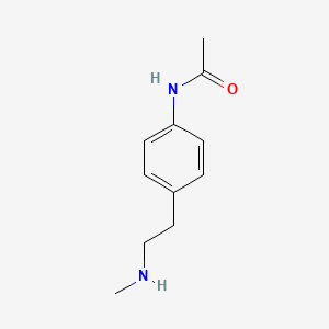 molecular formula C11H16N2O B13525510 n-(4-(2-(Methylamino)ethyl)phenyl)acetamide 