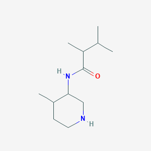 molecular formula C12H24N2O B13525551 2,3-dimethyl-N-(4-methylpiperidin-3-yl)butanamide 