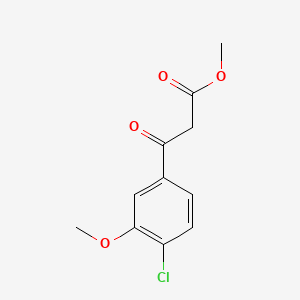 Methyl 3-(4-chloro-3-methoxyphenyl)-3-oxopropanoate