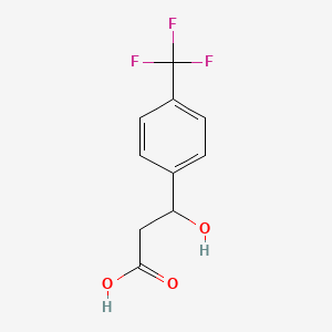 3-Hydroxy-3-(4-(trifluoromethyl)phenyl)propanoic acid