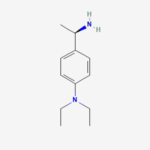 4-[(1R)-1-aminoethyl]-N,N-diethylaniline