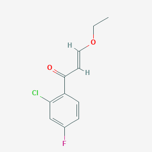 1-(2-Chloro-4-fluorophenyl)-3-ethoxyprop-2-en-1-one