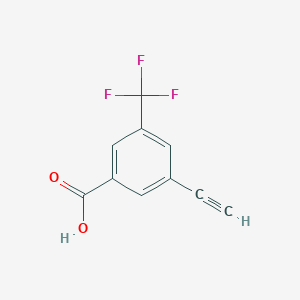 3-Ethynyl-5-(trifluoromethyl)benzoic acid