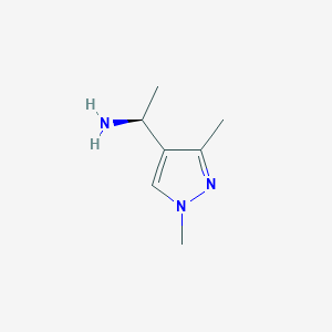 (S)-1-(1,3-Dimethyl-1h-pyrazol-4-yl)ethan-1-amine