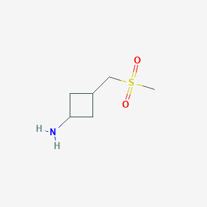 3-(Methanesulfonylmethyl)cyclobutan-1-amine