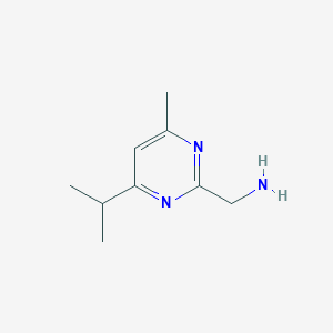 (4-Isopropyl-6-methylpyrimidin-2-yl)methanamine