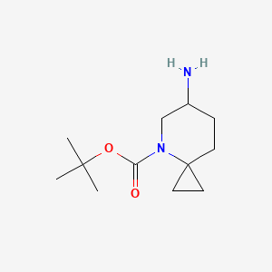 Tert-butyl 6-amino-4-azaspiro[2.5]octane-4-carboxylate