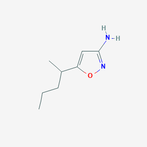 5-(Pentan-2-yl)isoxazol-3-amine