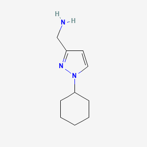 (1-cyclohexyl-1H-pyrazol-3-yl)methanamine