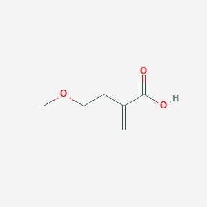 molecular formula C6H10O3 B13525799 4-Methoxy-2-methylidenebutanoic acid 