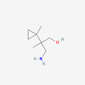 3-Amino-2-methyl-2-(1-methylcyclopropyl)propan-1-ol