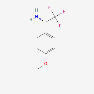 (1S)-1-(4-Ethoxyphenyl)-2,2,2-trifluoroethanamine