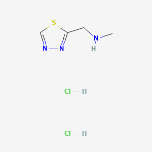 Methyl[(1,3,4-thiadiazol-2-yl)methyl]amine dihydrochloride