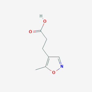 molecular formula C7H9NO3 B13525822 5-Methyl-4-isoxazolepropionic acid 