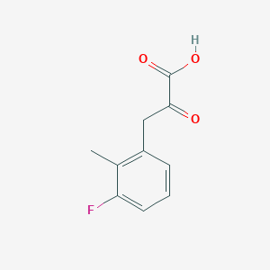 3-(3-Fluoro-2-methylphenyl)-2-oxopropanoic acid