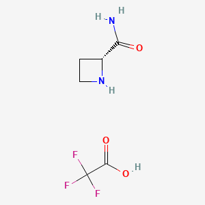 (2R)-azetidine-2-carboxamide,trifluoroaceticacid