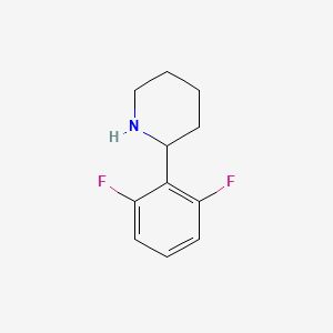 molecular formula C11H13F2N B13525849 2-(2,6-Difluorophenyl)piperidine 