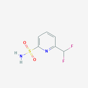 2-(Difluoromethyl)pyridine-6-sulfonamide