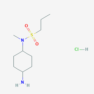 N-(4-aminocyclohexyl)-N-methylpropane-1-sulfonamide hydrochloride