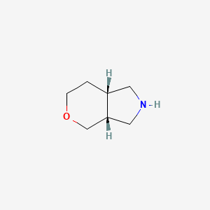 molecular formula C7H13NO B13525951 cis-Octahydropyrano[3,4-c]pyrrole 