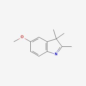 molecular formula C12H15NO B1352596 5-甲氧基-2,3,3-三甲基-3H-吲哚 CAS No. 31241-19-7