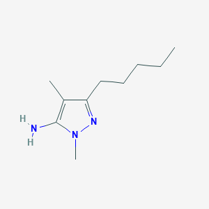 1,4-Dimethyl-3-pentyl-1h-pyrazol-5-amine