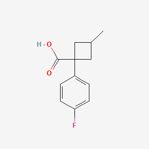 1-(4-Fluorophenyl)-3-methylcyclobutane-1-carboxylic acid