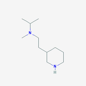 molecular formula C11H24N2 B13526095 n-Methyl-N-(2-(piperidin-3-yl)ethyl)propan-2-amine 