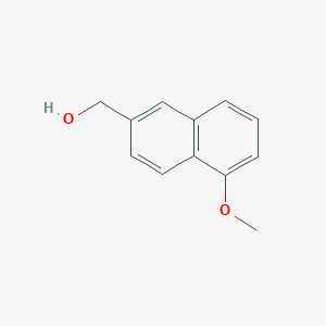 molecular formula C12H12O2 B13526103 (5-Methoxynaphthalen-2-yl)methanol 