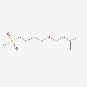 molecular formula C9H19ClO3S B13526181 4-(Isopentyloxy)butane-1-sulfonyl chloride 