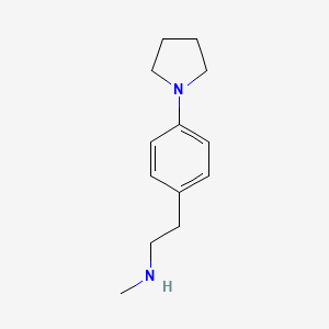 Methyl({2-[4-(pyrrolidin-1-yl)phenyl]ethyl})amine