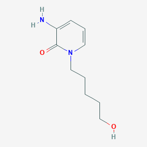 molecular formula C10H16N2O2 B13526224 3-Amino-1-(5-hydroxypentyl)pyridin-2(1h)-one 