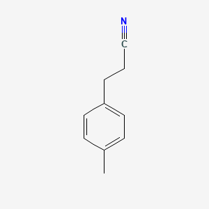 molecular formula C10H11N B13526231 4-Methyl-benzenepropanenitrile 