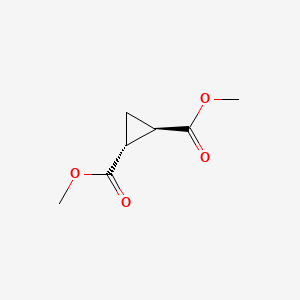 molecular formula C7H10O4 B1352631 反式-1,2-环丙烷二甲酸二甲酯 CAS No. 826-35-7