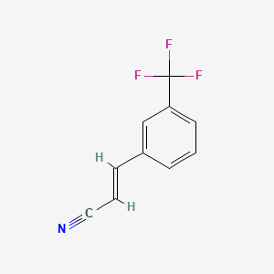 molecular formula C10H6F3N B1352636 (E)-3-(3-(三氟甲基)苯基)丙烯腈 CAS No. 58177-64-3