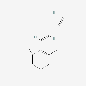 molecular formula C15H24O B1352637 3-Methyl-1-(2,6,6-trimethylcyclohex-1-en-1-yl)penta-1,4-dien-3-ol CAS No. 5208-93-5