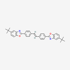 molecular formula C36H34N2O2 B1352638 2,2'-(Vinylenedi-p-phenylene)bis[5-tert-butylbenzoxazole] CAS No. 2397-01-5