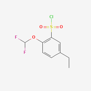 2-Difluoromethoxy-5-ethylbenzenesulfonyl chloride