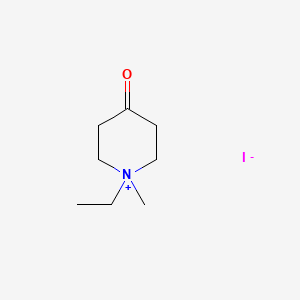 molecular formula C8H16INO B1352640 1-乙基-1-甲基-4-氧代哌啶-1-碘化物 CAS No. 77542-18-8