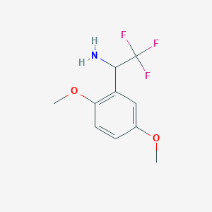 1-(2,5-Dimethoxyphenyl)-2,2,2-trifluoroethan-1-amine