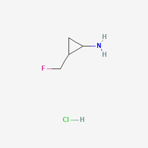 2-(Fluoromethyl)cyclopropan-1-amine hcl