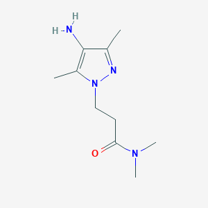 3-(4-Amino-3,5-dimethyl-1h-pyrazol-1-yl)-N,N-dimethylpropanamide