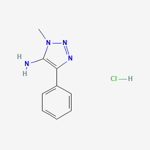 1-methyl-4-phenyl-1H-1,2,3-triazol-5-aminehydrochloride