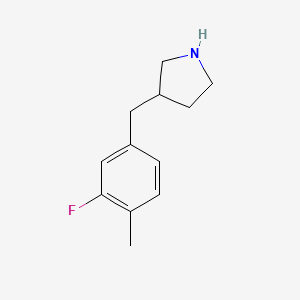 3-(3-Fluoro-4-methylbenzyl)pyrrolidine