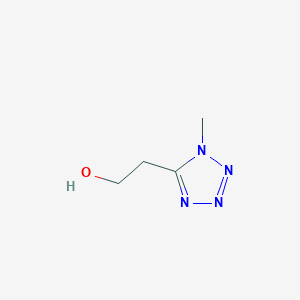 molecular formula C4H8N4O B13526486 1H-Tetrazole-5-ethanol,1-methyl- CAS No. 15284-35-2