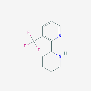 2-(Piperidin-2-yl)-3-(trifluoromethyl)pyridine