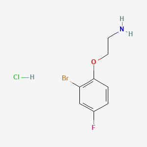 2-(2-Bromo-4-fluorophenoxy)ethan-1-amine hydrochloride