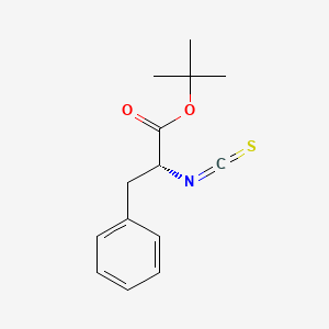 molecular formula C14H17NO2S B13526557 (R)-tert-Butyl 2-isothiocyanato-3-phenylpropanoate 